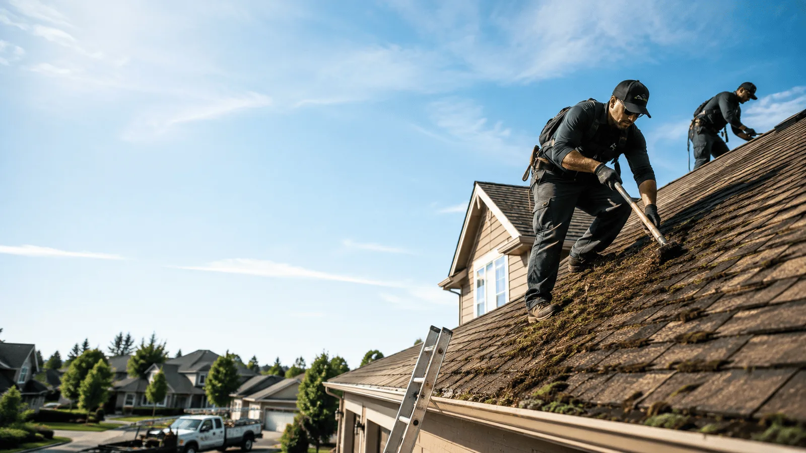 Roof Moss Removal in Channahon, IL near me